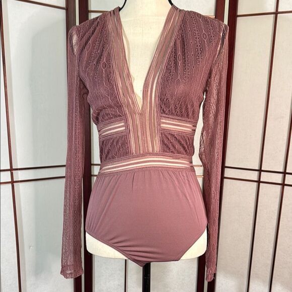 Lulus Tops - Lulu's Fitted Pink Asymmetrical Bodysuit